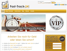 Tablet Screenshot of fast-track-24.com